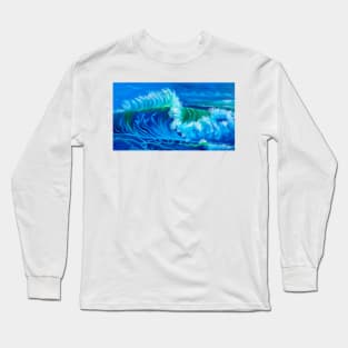 North Shore Oahu Wave Long Sleeve T-Shirt